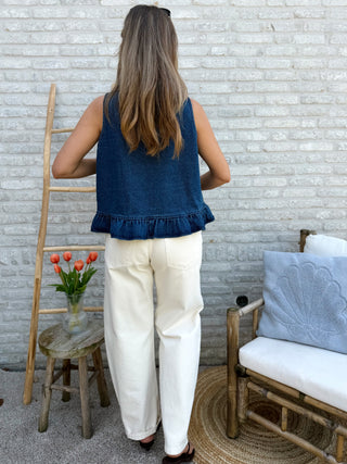 Balloon Fit Jeans / Beige