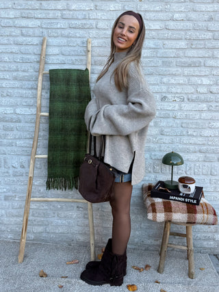 Fringe Suède Boots / Brown