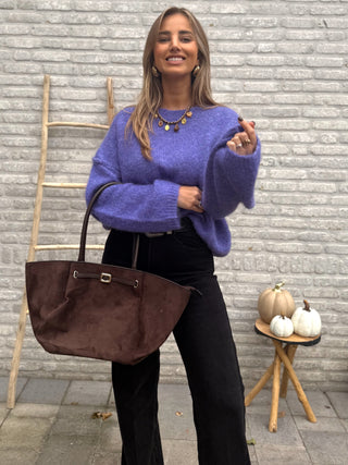 Fluffy Knit / Purple