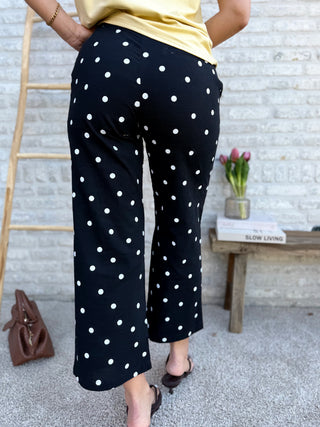 Polka Dot Pants / Black