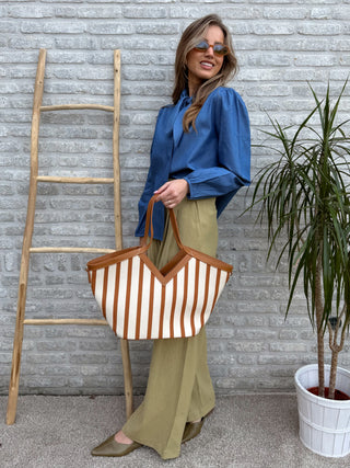 Soft Elastic Waist Pants / Avocado