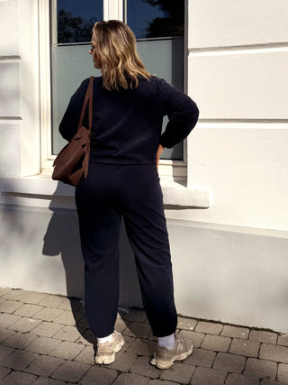 Corduroy Co-Ord Set / Dark Blue