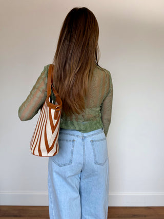 Lace Layering Top / Mint Green