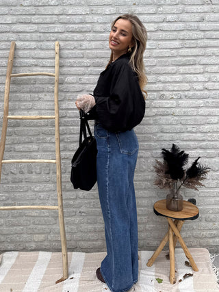 Basic Oversized Shirt / Black