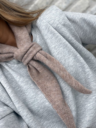Cosy Scarf Knit / Taupe