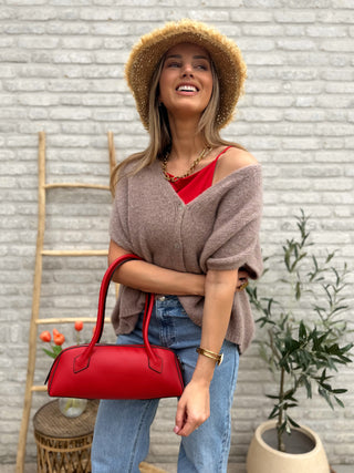 Soft Sleevleless Knit / Taupe