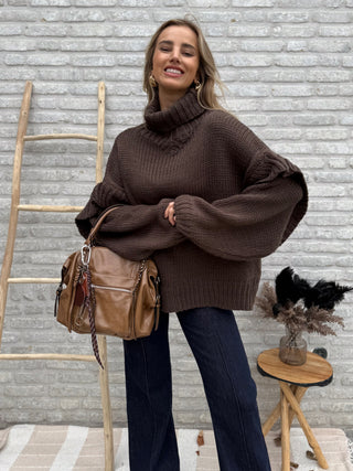 Cozy Oversized Chocolate Knit / Brown