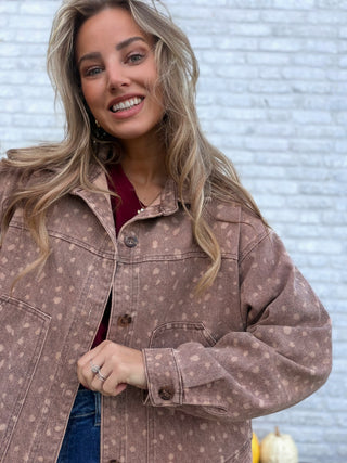 Bambi Denim Jacket / Camel