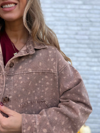 Bambi Denim Jacket / Camel