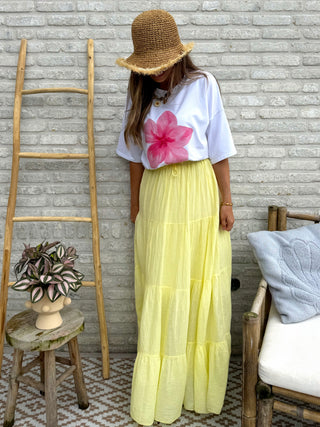 Flowy Maxi Skirt / Yellow
