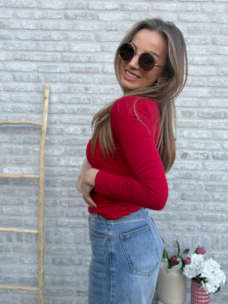 Soft Essential Longsleeve / Red