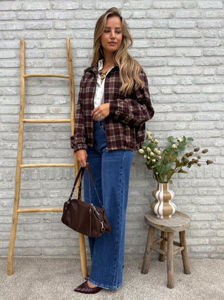 Mid Waist Stretch Jeans / Blue