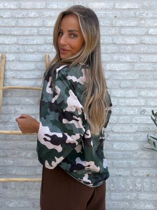 Army Oversized Tee / Khaki