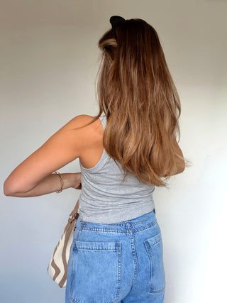 Soft Basic Tank Top / Grey