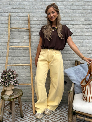 Loose Balloon Jeans / Butter Yellow