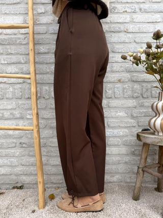 Tailored Balloon Trouser / Brown