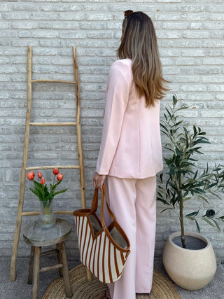 Straight Fit Trouser / Soft Pink