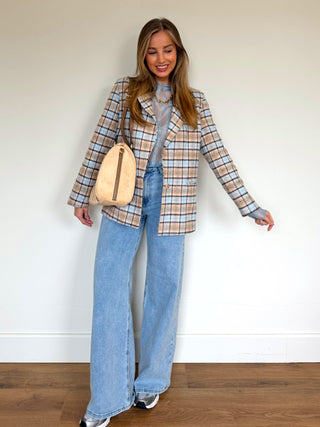 Lace Layering Top / Blue