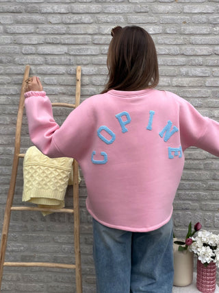 Copine Sweater / Pink-Blue