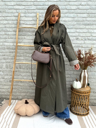 Oversized Belted Trench Coat / Khaki