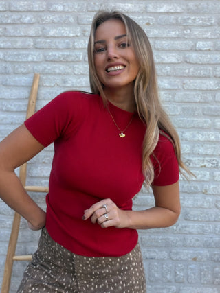 Soft Stretch Top / Red