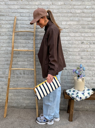 Minimal Chic Blazer / Brown