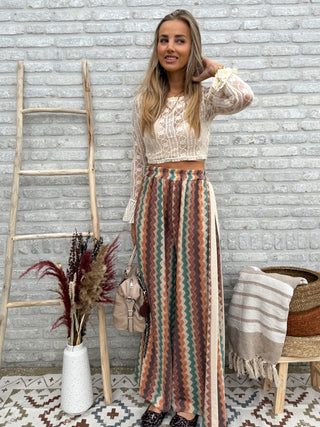 Crochet Lace Top / Cream