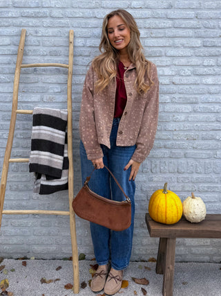 Bambi Denim Jacket / Camel