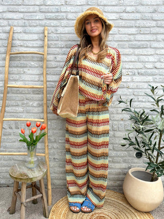 Crochet Co-Ord Set / Multi