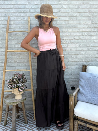 Elastic Camisole Top / Baby Pink