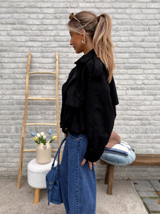 Short Trench Jacket / Black