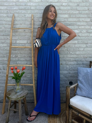 Elegant Flow Dress / Blue
