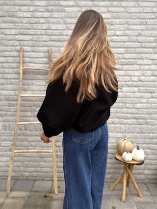 Oversized Soft Sweater / Black