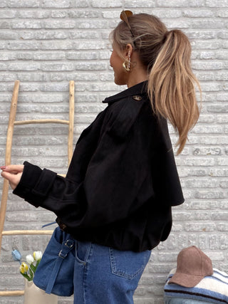 Short Trench Jacket / Black