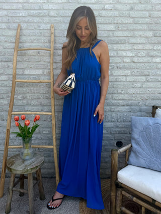 Elegant Flow Dress / Blue