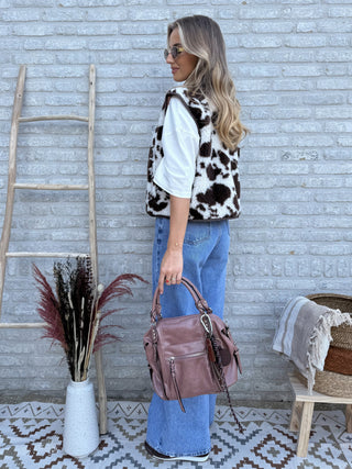 Wild Thing Vest / Cow Print