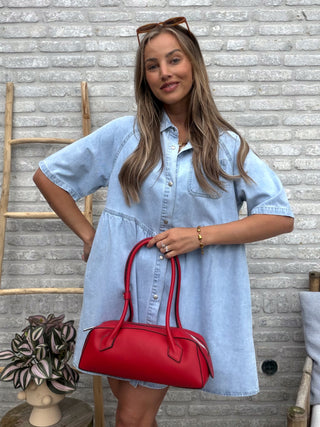 Sunset Denim Dress / Blue
