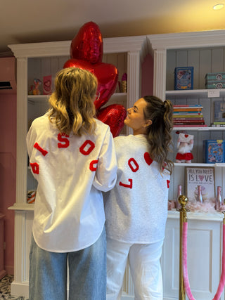 Oversized Bisou Shirt / White