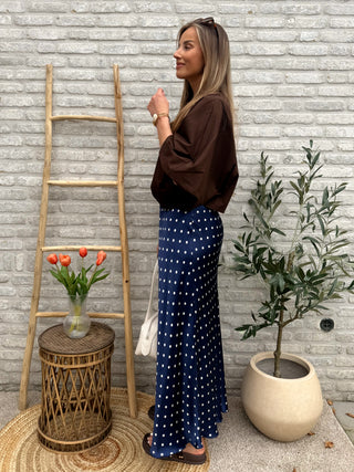 Effortless Puff Blouse / Brown