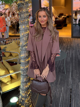 Oversized Chic Blazer / Old Rose