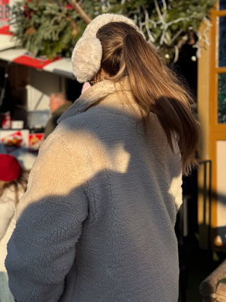 Teddy Duffle Coat / Beige