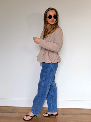 Classic Tailored Jacket / Beige