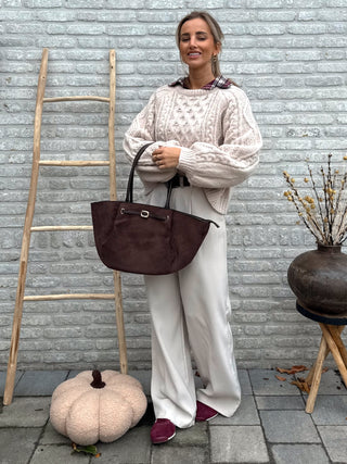 Cream Cable Knit / Beige