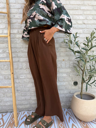 Tetra Wide Leg / Brown