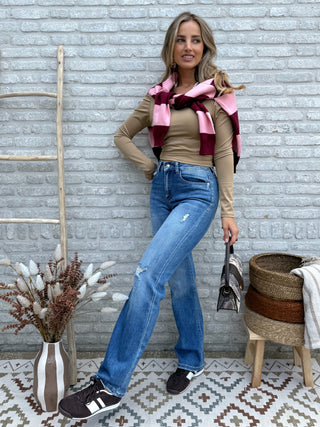 Backless Chic Top / Camel