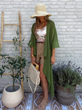 Coast Kimono / Olive Green