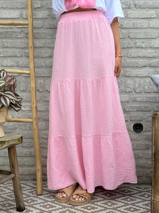 Tetra Maxi Dress / Pink
