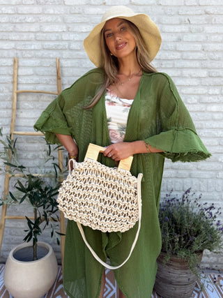 Coast Kimono / Olive Green