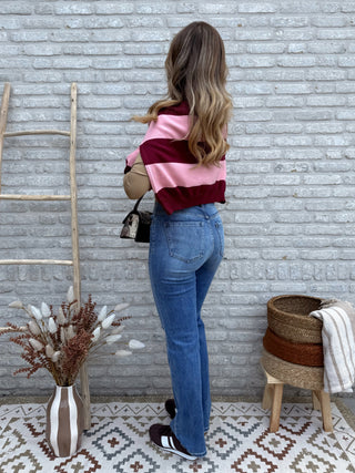 Straight Distroyed Denim / Blue