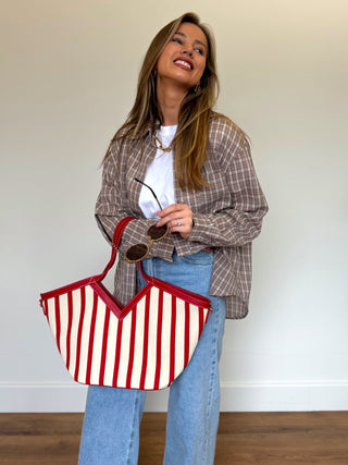 Iconic Statement Shirt / Taupe